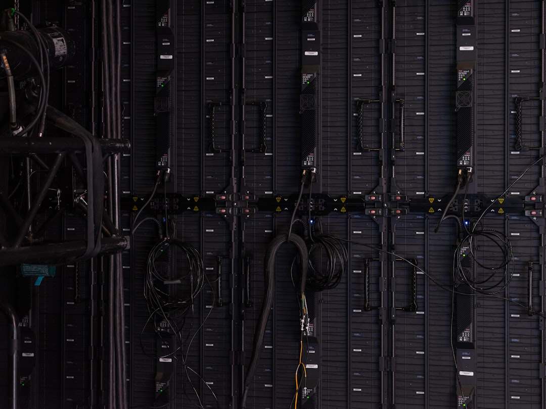 Modern server racks glowing in a data center, representing a VPS upgrade